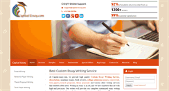 Desktop Screenshot of capital-essay.com